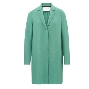 HARRIS WHARF LONDON Cocoon Pressed Wool Coat